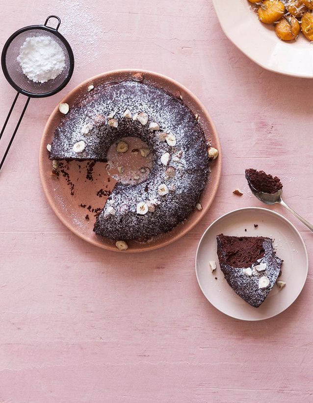 Chocolate and butternut squash cake