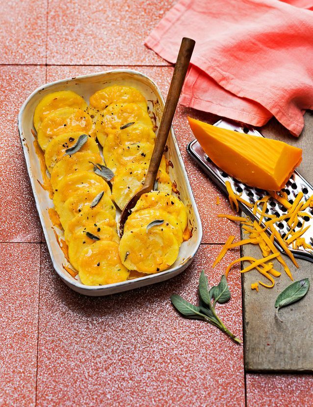 Roman-style gnocchi gratinated with mimolette