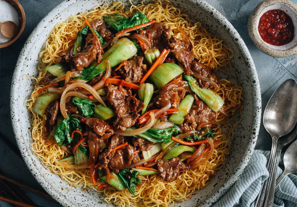 How to make homemade fried noodles?

