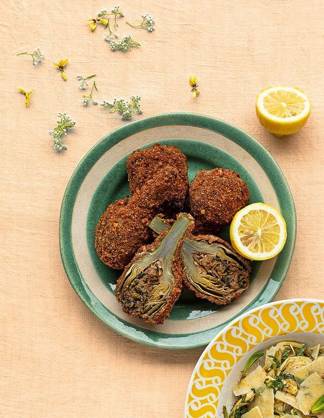 Breaded artichokes