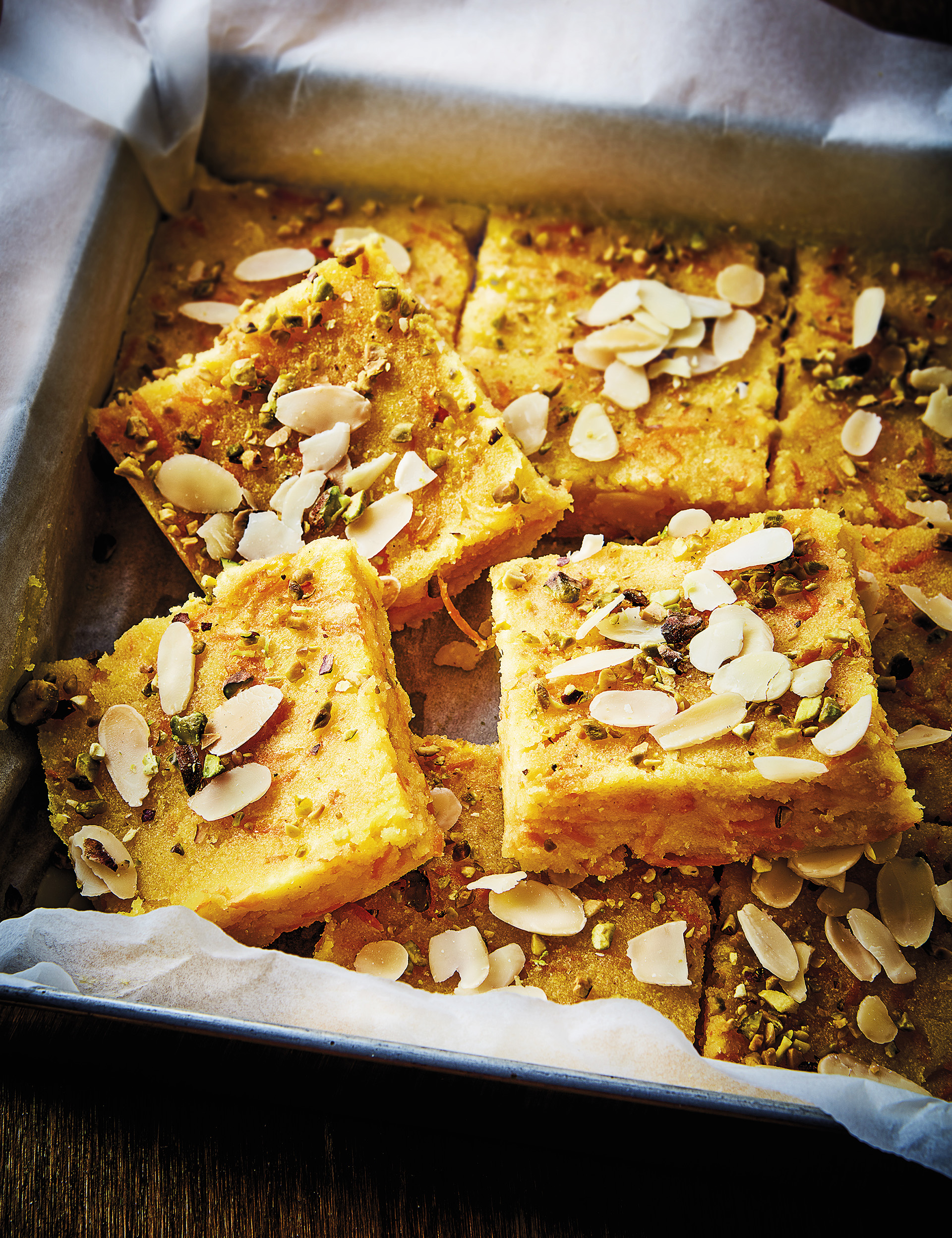 Carrot halwa with semolina