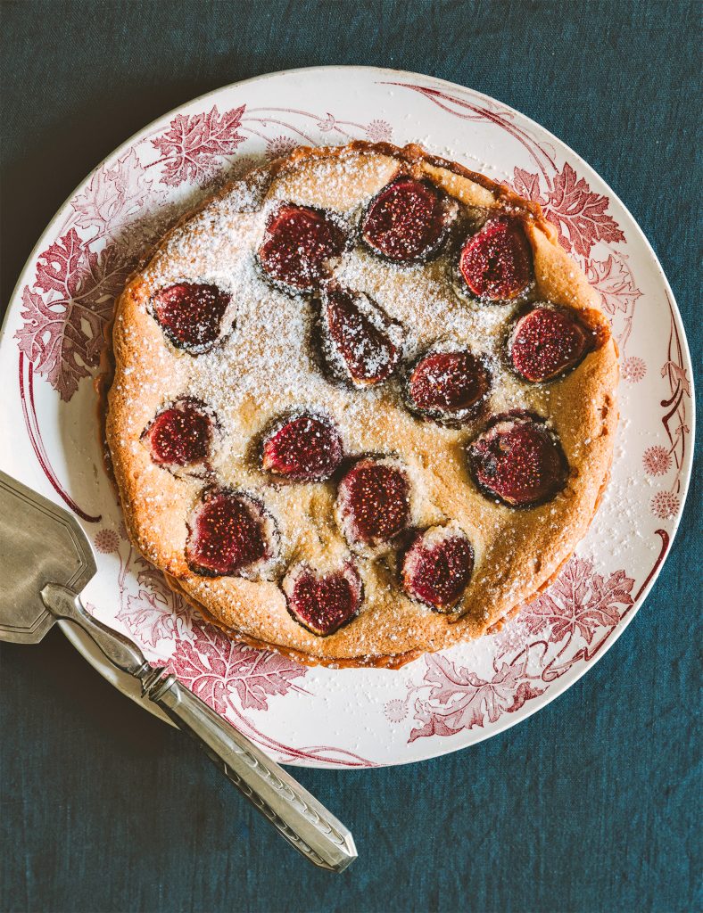 Fig tart with frangipane

