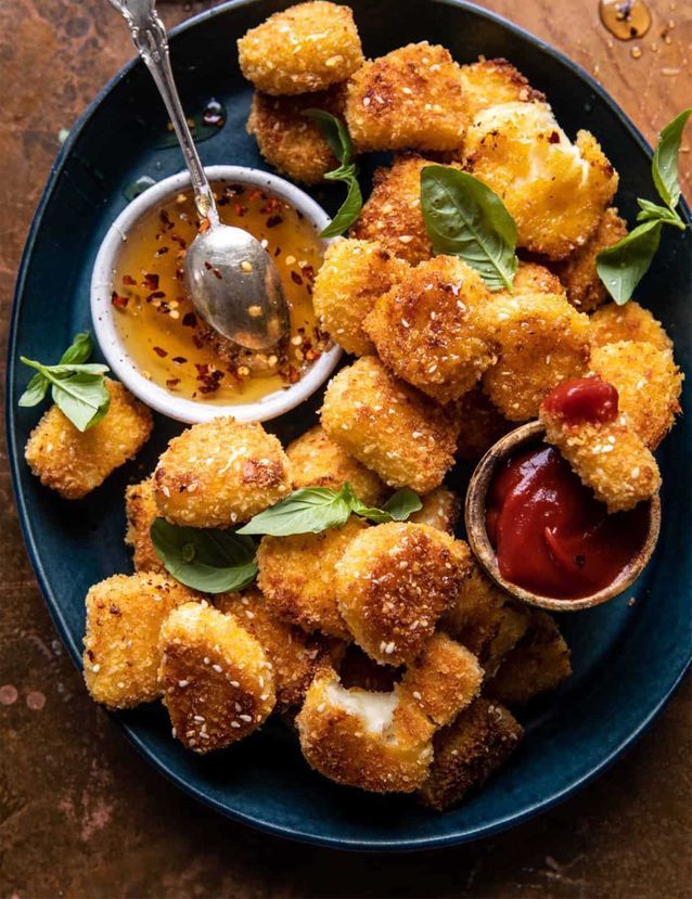 Baked Halloumi Croquettes