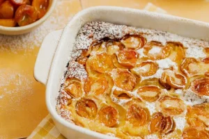 Clafoutis with Mirabelle plums from Lorraine IGP
