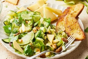 Zucchini Ceviche with Lime and Gruyère