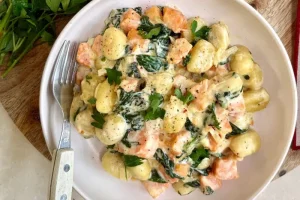 Creamy Squash and Spinach Gnocchi