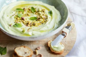 Avocado and whipped feta dip