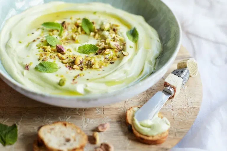 Avocado and whipped feta dip