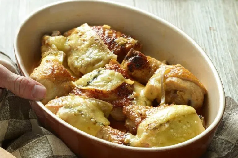 Chicken Gaston Gérard with Morbier