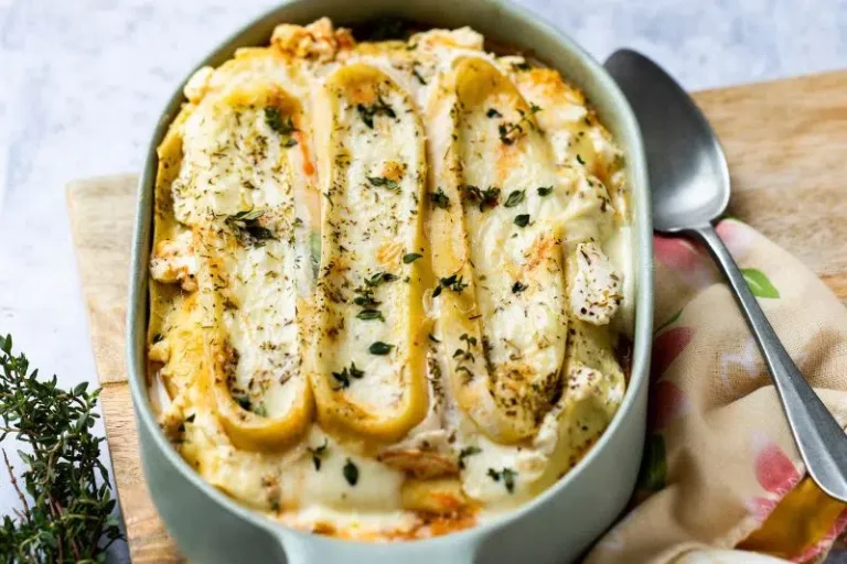 Swiss chard and Reblochon lasagna