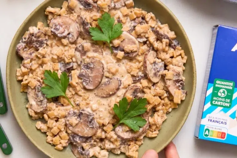 Crozets risotto with mushrooms and truffle