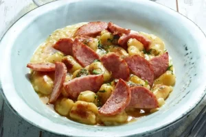 Gnocchi with Morteau, Comté and Vin Jaune