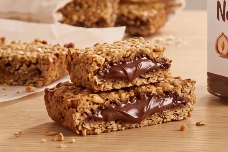 Oat Squares with Original Nocciolata