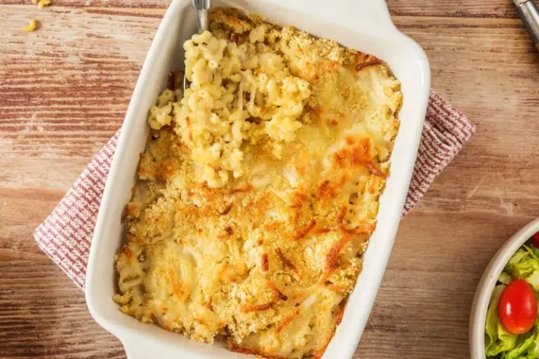 Goat cheese and mozzarella mac & cheese