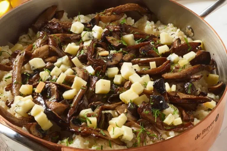 Forest risotto with Morbier AOP