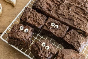 Chocolate mousse brownies