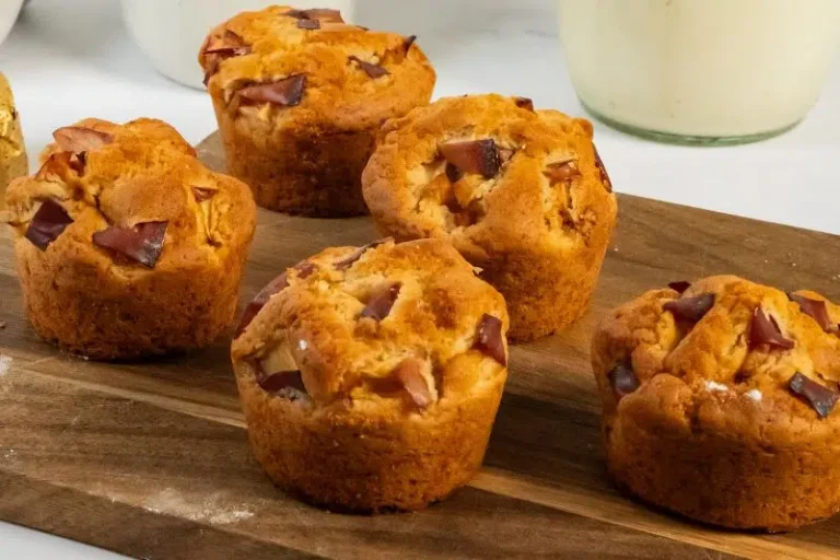 Apple-cinnamon muffins, the delicious snack
