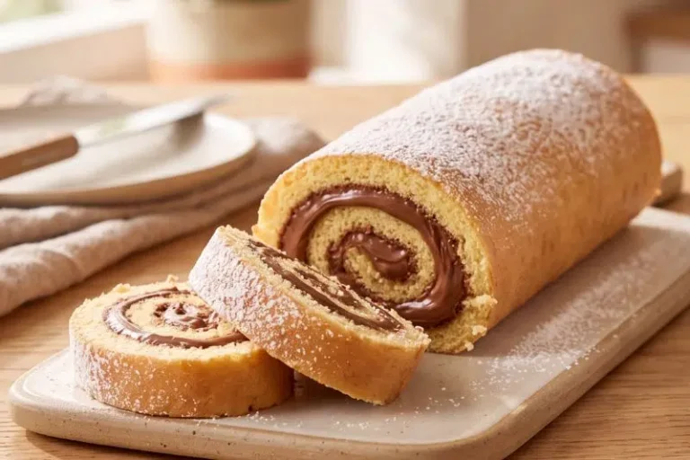 Easy Nocciolata Roll